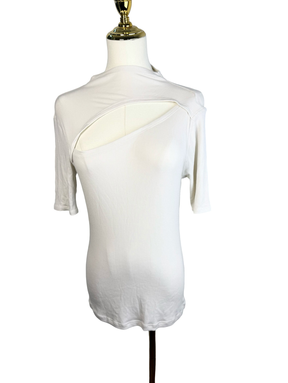 Lululemon LA Tight-to-Body Keyhole Mock Neck Short Sleeve Tee